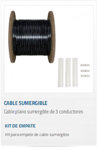 Cable sumergible